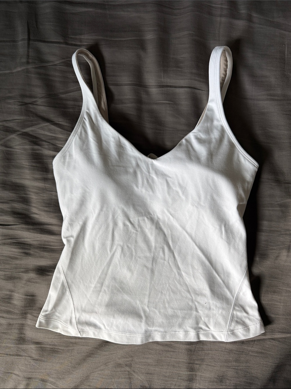 lululemon athletica Align White V-Neck Camisole Tank